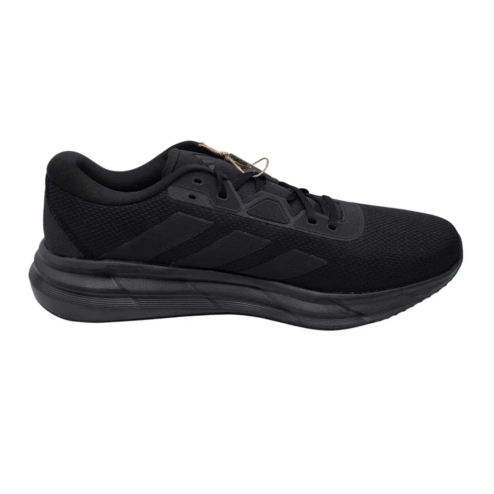 Adidas Galaxy 7 Running Shoes Men's Size 14 Triple Black Cloudfoam NWT ID8757